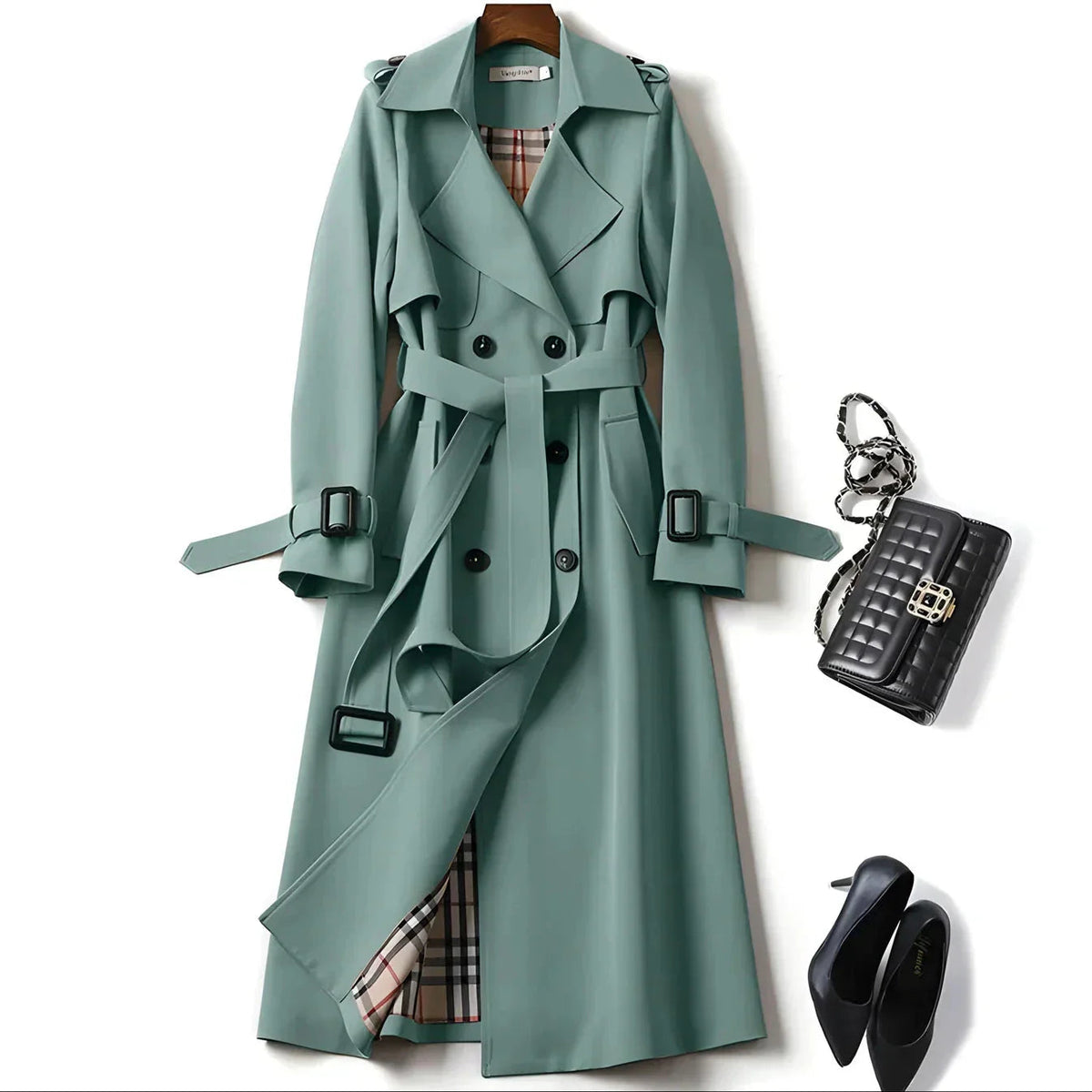 Jade Trench Coat